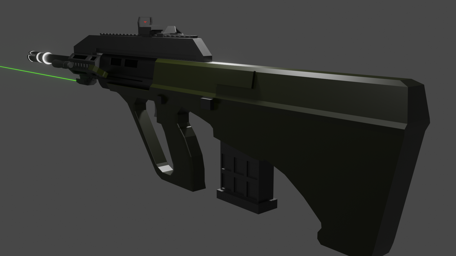 Custom AUG (Low Poly) preview image 6